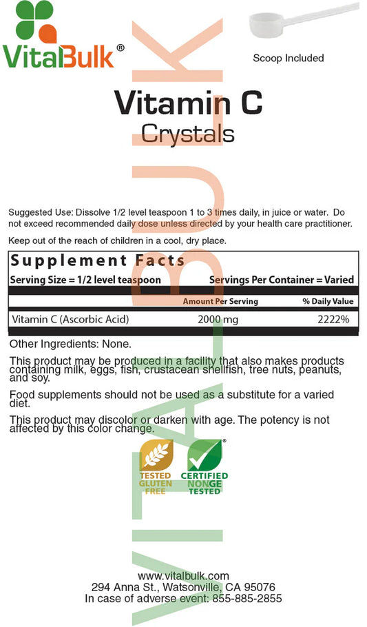 Vitamin C 2000 mg Crystals - 226 gm