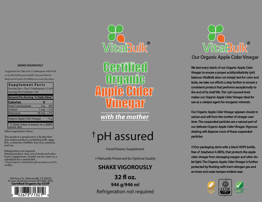 Organic Apple Cider Vinegar - 946 ml