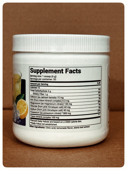 Dr. Berg Electrolyte Powder - Lemonade. 300gm