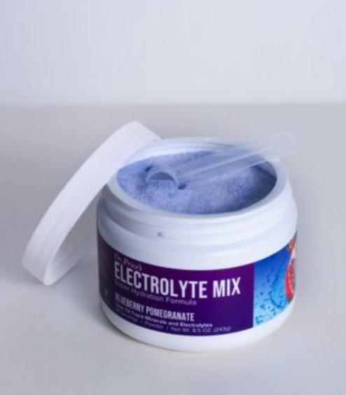 Dr. Price Electrolyte Mix - Blueberry/Pomegranate Tub. 90 Servings