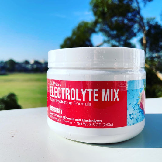 Dr. Price Electrolyte Mix - Raspberry Tub. 90 Servings
