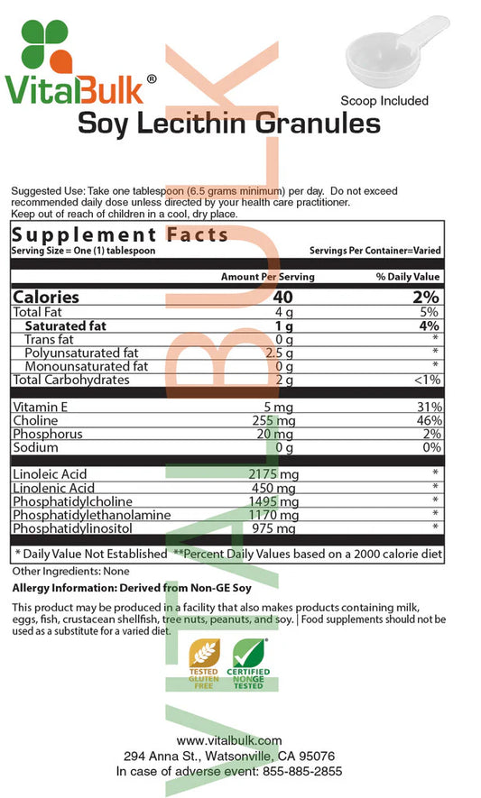 Lecithin Granules - 453 gm