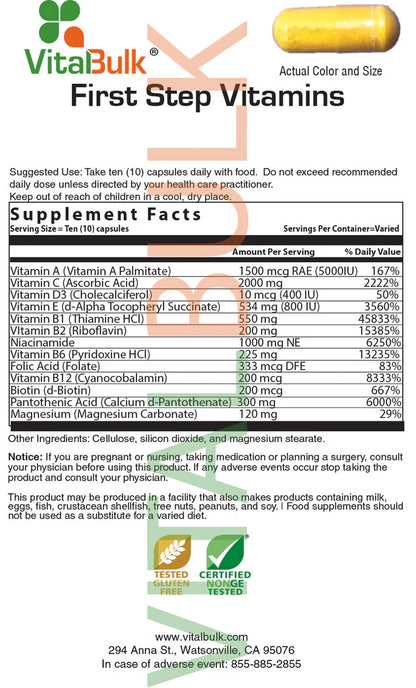 First Step Vitamins - 50 Packets
