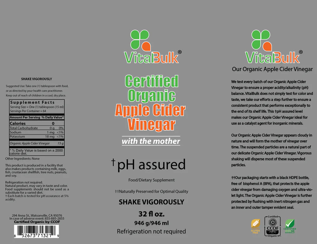 Organic Apple Cider Vinegar - 946 ml