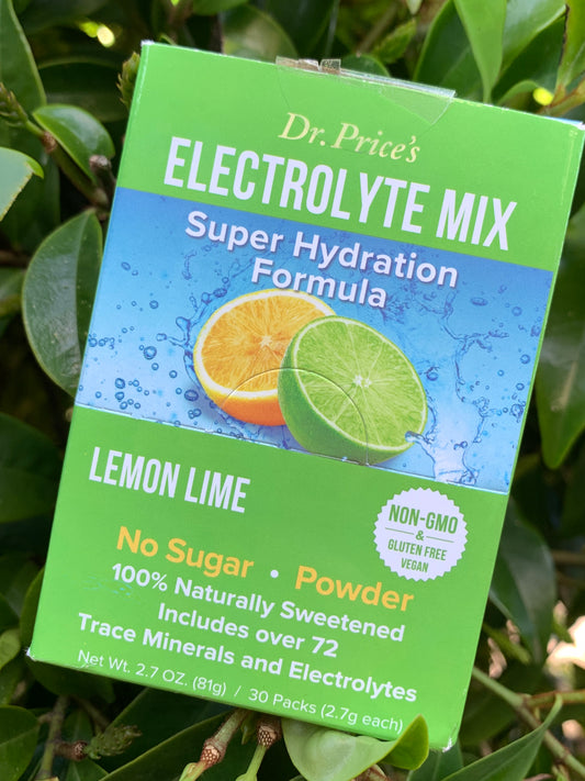 Dr. Price Electrolyte Mix - Lemon Lime 30 Sachets