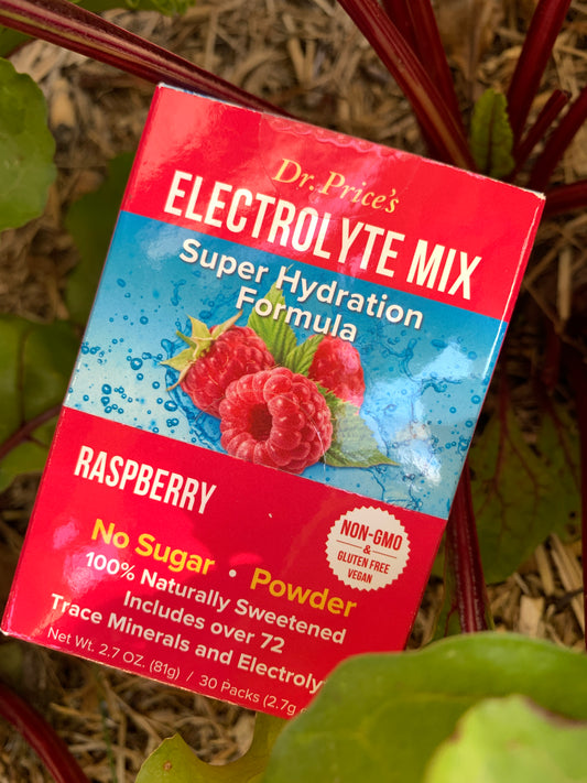 Dr. Price Raspberry Electrolyte Powder - Box 30 Sachets