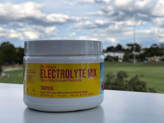 Dr. Price Electrolyte Mix - Tropical Tub. 90 Servings