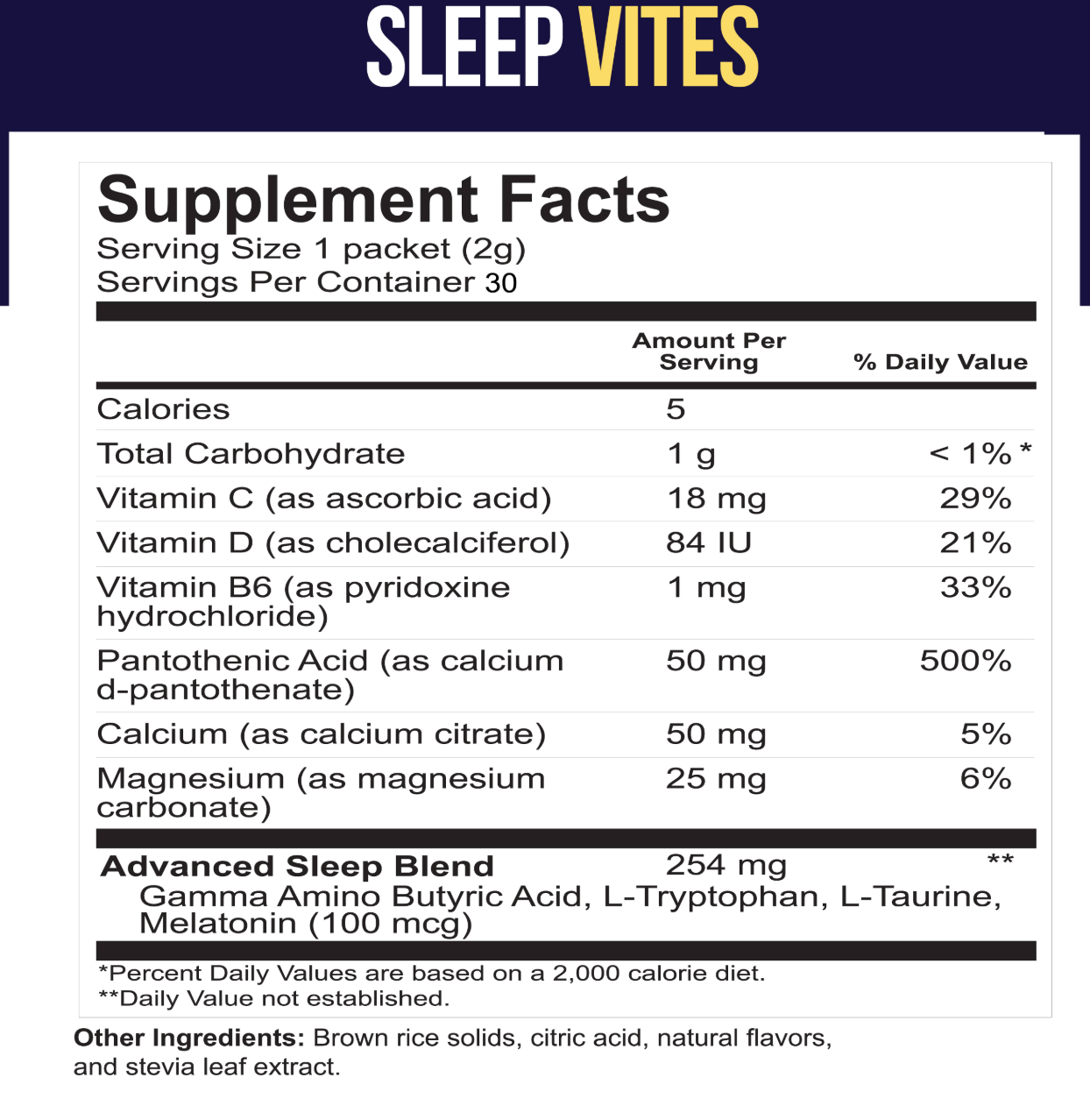 Dr. Price - Natural Sleep Formula. 30 Sachets