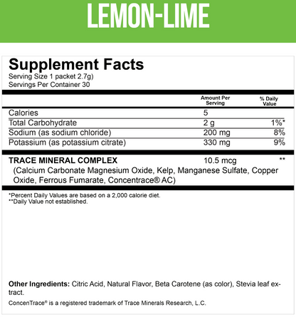 Dr. Price Electrolyte Mix - Lemon Lime 30 Sachets