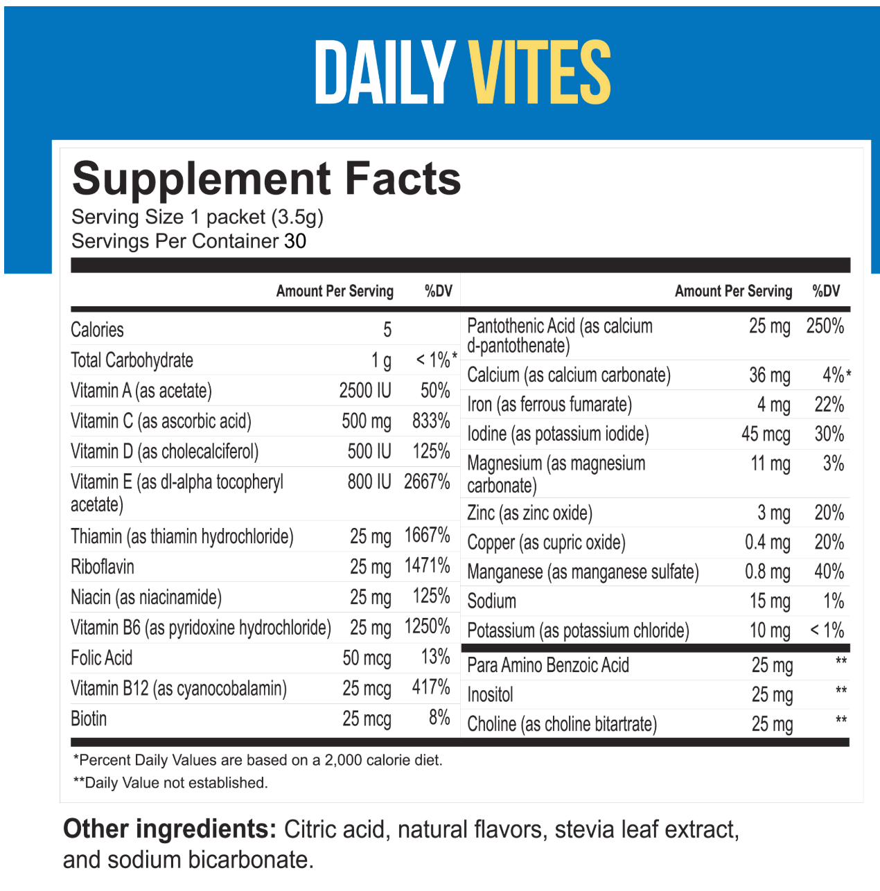 Dr. Price Daily Vites -- Daily Health Formula