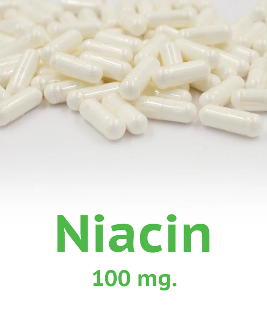 Niacin 100 mg Capsule - 250 Capsules