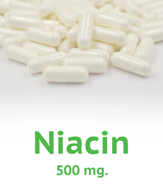 Niacin 500 mg Capsule - 60 Capsules